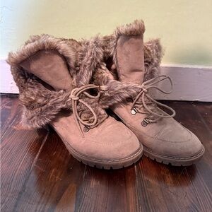 Bass Faux Fur Boots